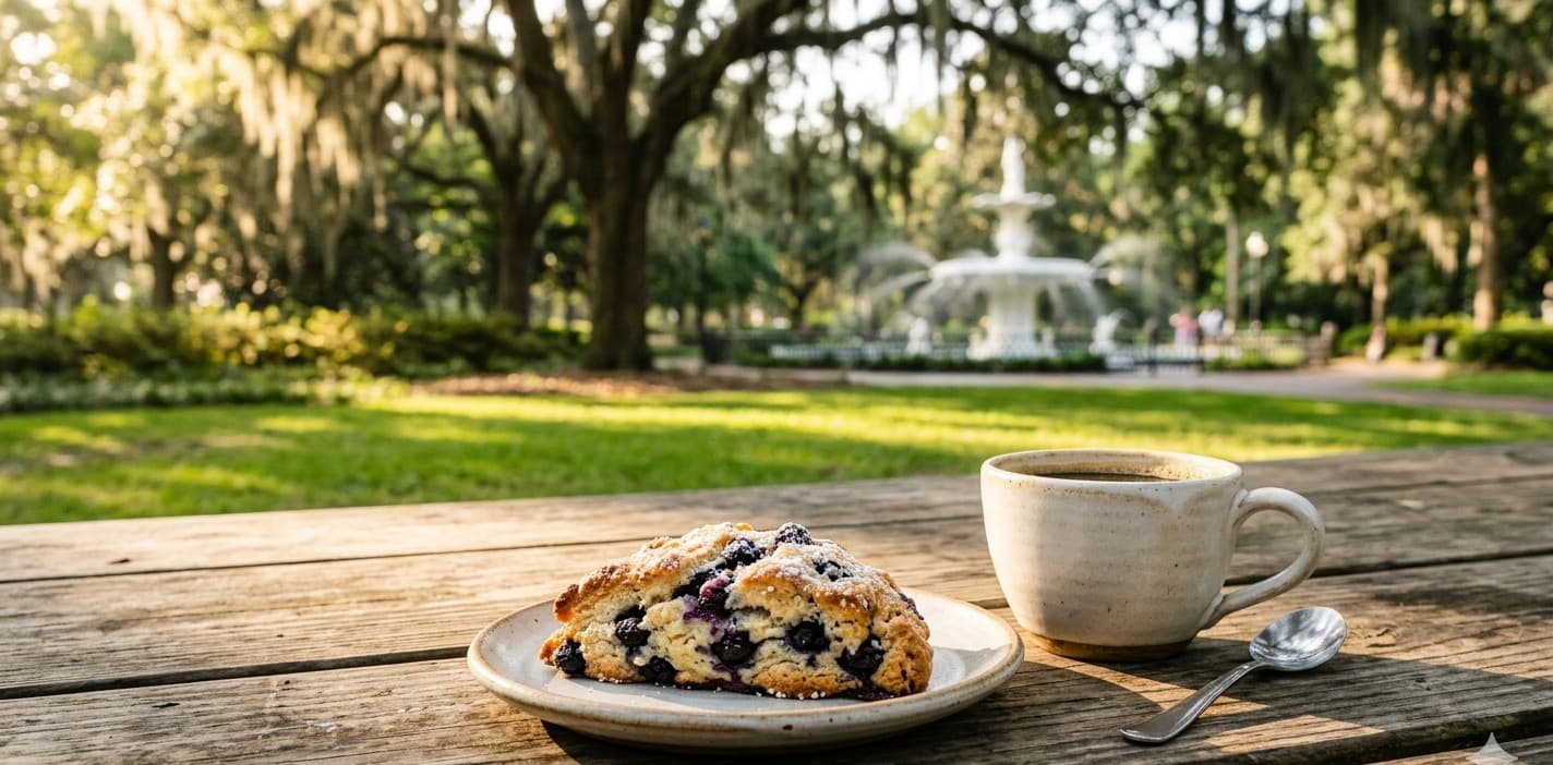 A Perfect Morning in Savannah: From Sunrise to Scone