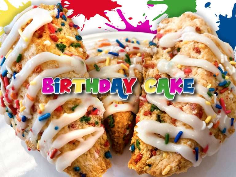 Birthday Cake gluten-free scone