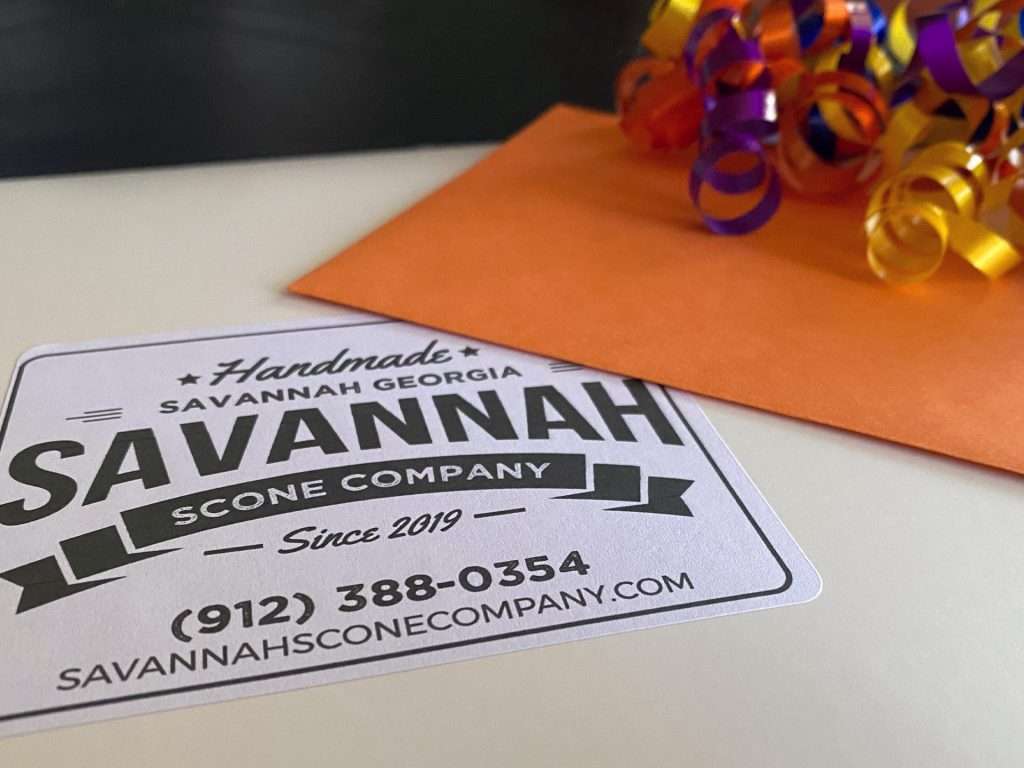 Savannah Scone Company gift box ready to ship