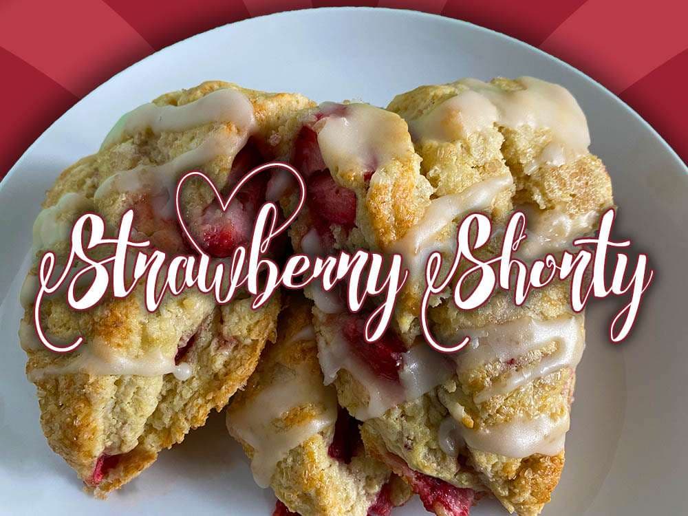 Strawberry Shorty scone