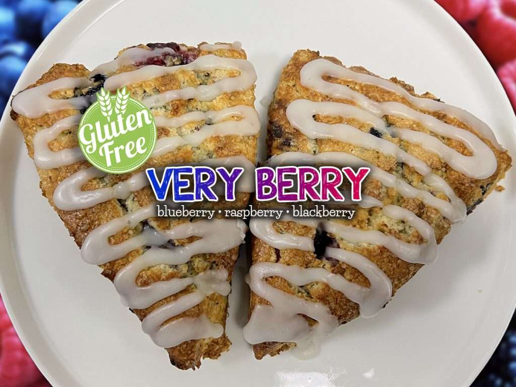 Very Berry gluten-free scone